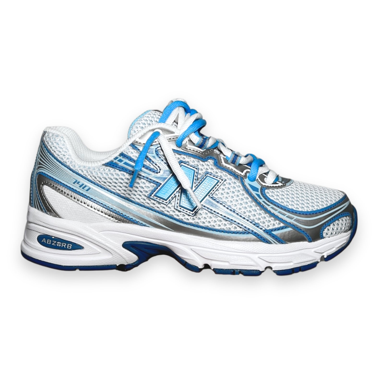 New Balance 740 Sky Blue Double Laces Custom