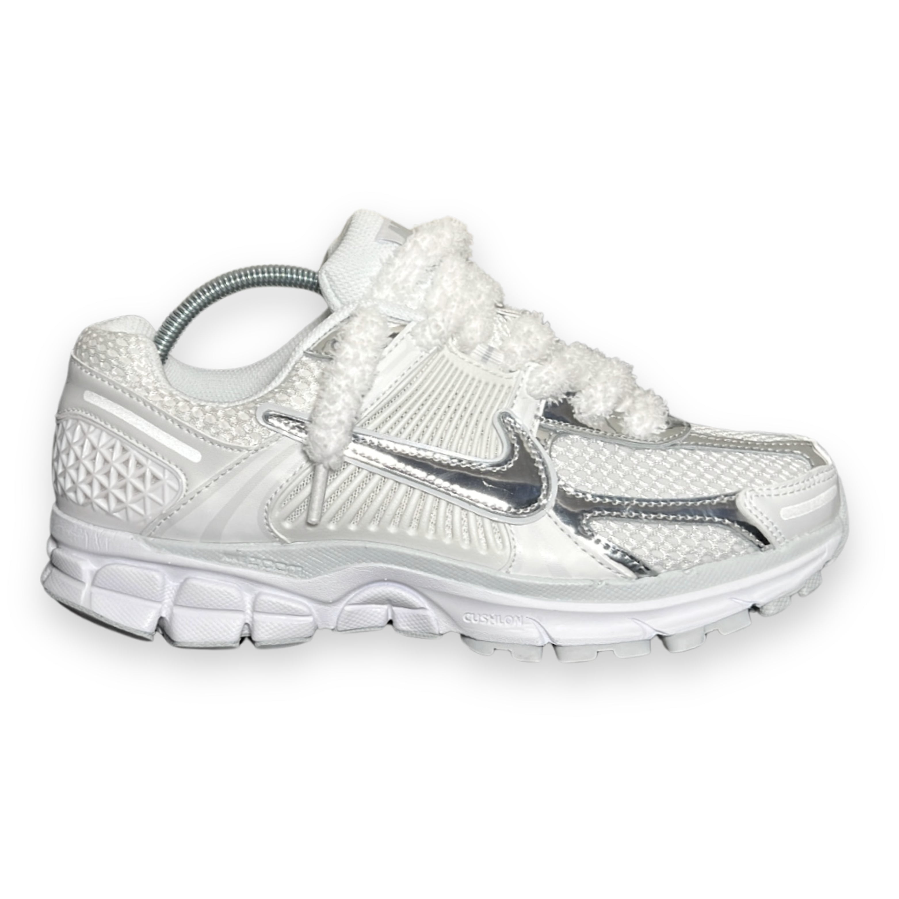 Nike Vomero 5 Metallic White Custom