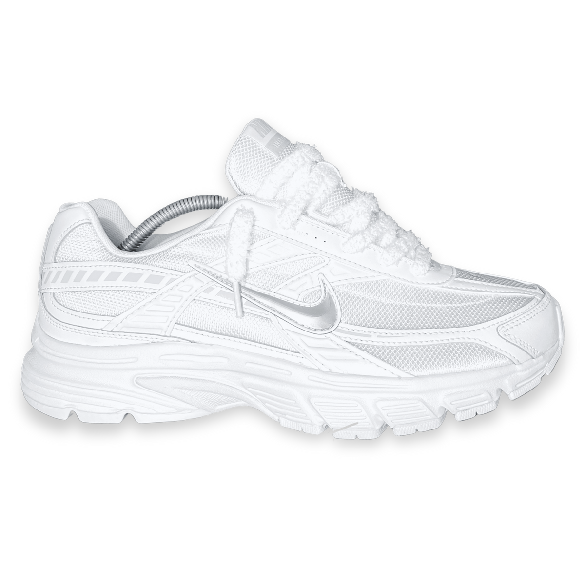 Nike Initiator Running Triple White Custom